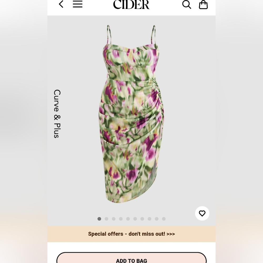 Never worn NWT Cider Plus Size dress